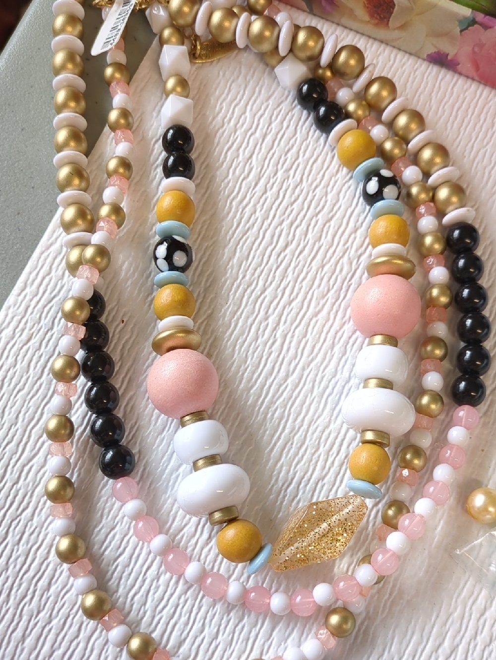 🩵2/$10🩵☀️Plunder Design Poppy Alice Multi strand Beaded Necklace - No Pendant